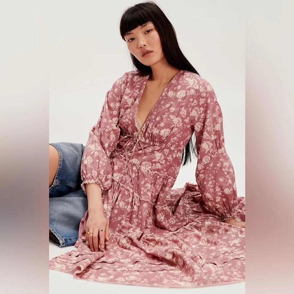 Free People Pappiet Midi Dress - Picture 3 of 12